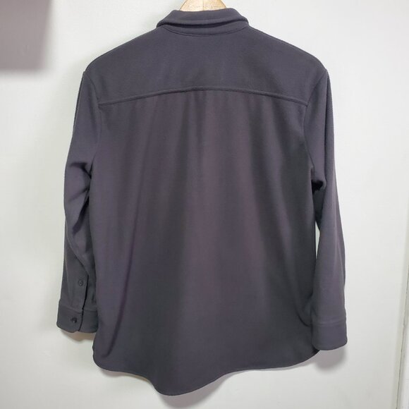 MADEWELL MWL Fleecelayer Shirt Jacket Shacket Button Down Grey Women's Small - Picture 8 of 14